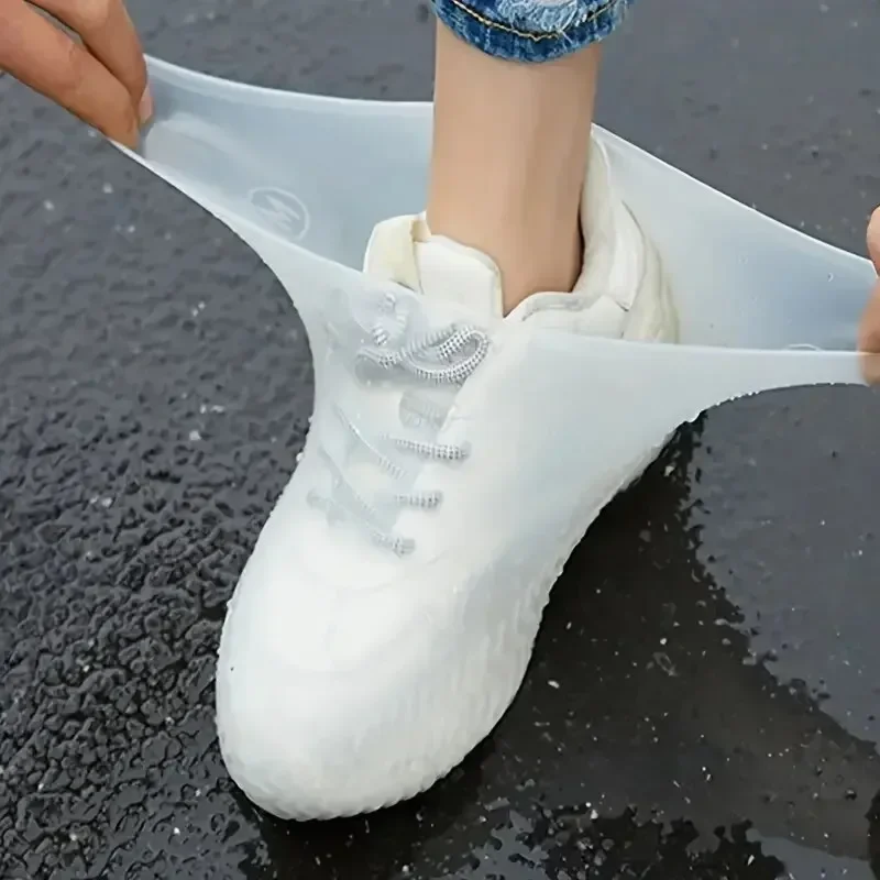 1 Pair Rubber Rain Boot Oversh - Sneaker Protector 评论和价格