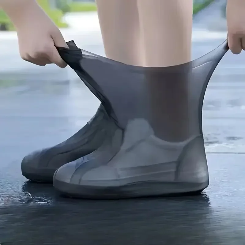 1 Pair Rubber Rain Boot Oversh - Sneaker Protector 评论和价格