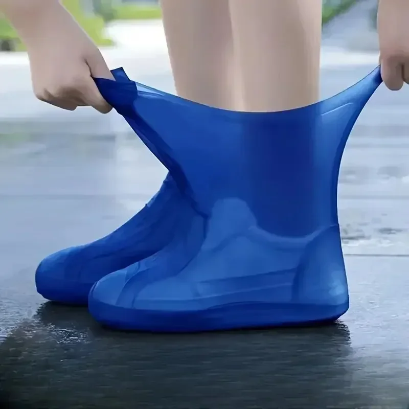 1 Pair Rubber Rain Boot Oversh - Sneaker Protector 评论和价格