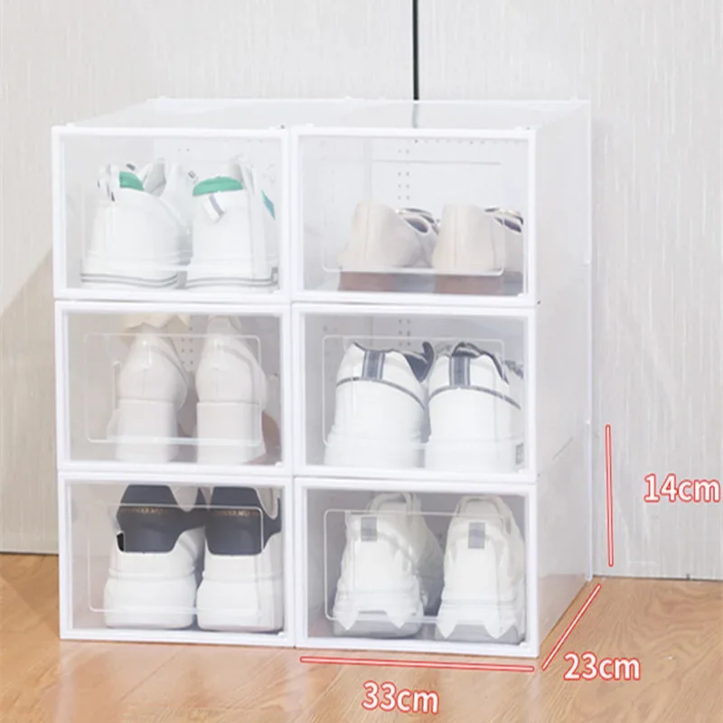 Foldable Clear Plastic Storage - Sneaker Box 评论和价格