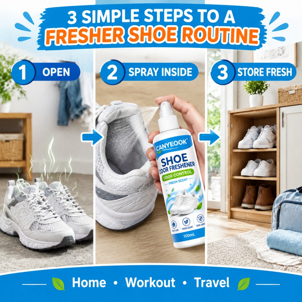 CANYEOOK Shoe Deodorant Spray  - Sneaker Care Spray 评论和价格