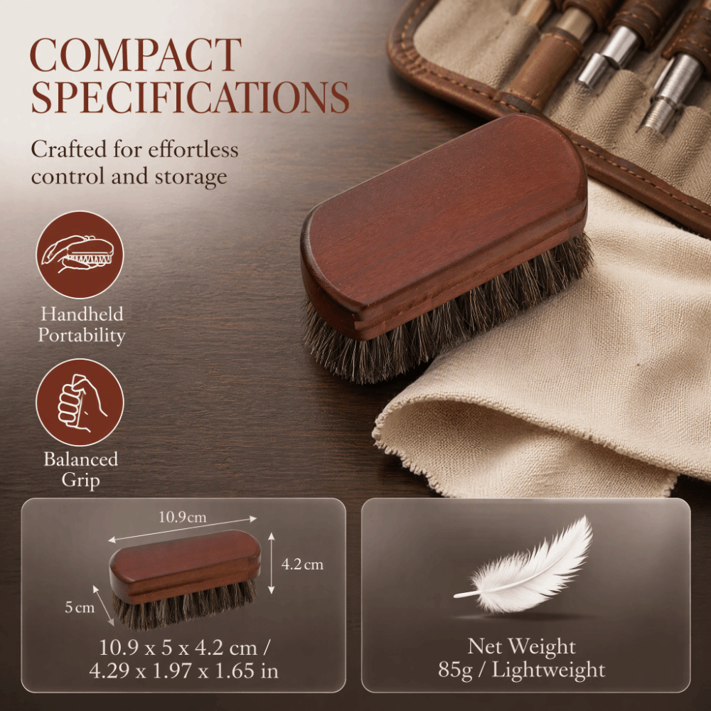 Wooden Base Shoe Polishing Bru - Leather Shoe Polish 评论和价格
